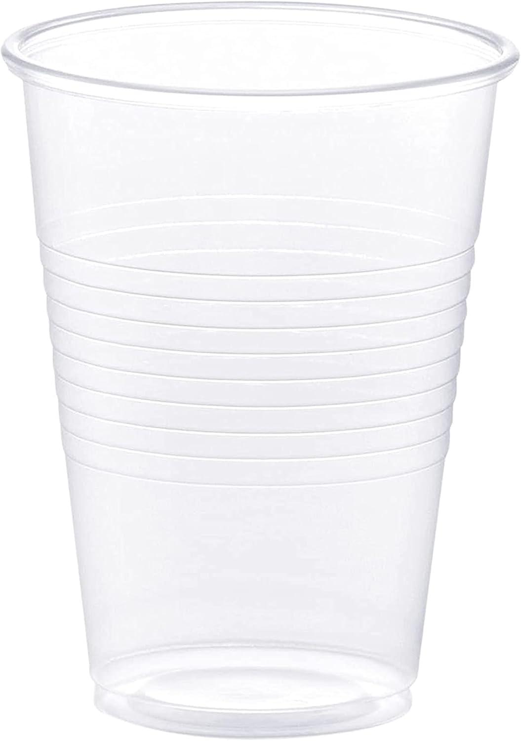 imagePAMI Disposable Plastic Cups Bpa Drinking Glasses for Parties Cold Drinks Smoothies Jello Cocktails 5 Oz Pack of 1009 Oz Case of 960