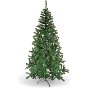 PAMI Artificial Christmas Tree – 7ft Montana Pine Tree with 800 Tips- Green Christmas Tree with Metal Stand- Easy-Assembly, Fold-Up Realistic Xmas Tree for Holiday Home Décor